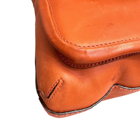 Coach vintage y2k F13356 RARE bleaker XL hobo bag orange rust burnt sienna - Picture 3 of 16